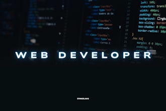 build dynamic website, web application or landing page