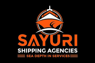 design a professional courier logo for delivery, logistic and shipping companie
