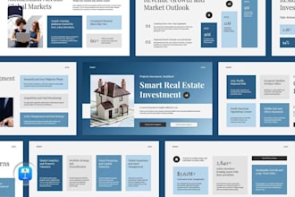 design a realtor listing presentation, real estate investor pitch deck design