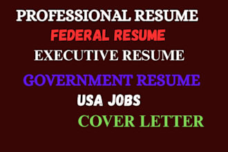 craft a federal resume