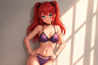 draw your favorite anime, manga, vtuber, characters, nsfw