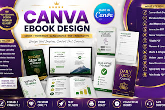 canva ebook design canva workbook ebook layout lead magnet canva PDF