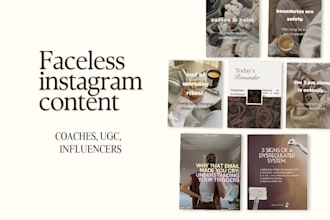 make instagram posts and carousels