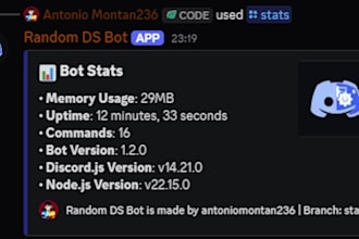 develop custom discord, telegram bots