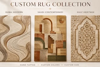design and manufacture custom luxury rugs for your project