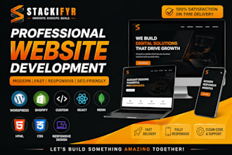 develop a responsive website or web app