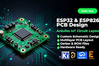 do esp32 pcb design, esp8266 schematic, arduino iot pcb layout and gerber files