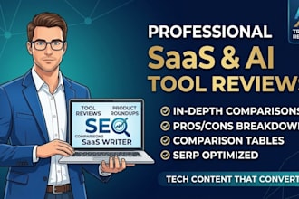 write in depth ai tool reviews, saas articles, and product roundups
