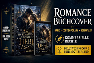 ein ansprechendes romance buchcover oder ebook cover gestalten