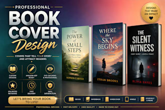 do book cover design, ebook cover, kindle cover, paperback, print book jacket