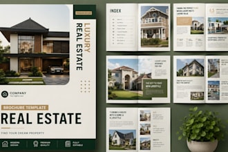 design realtor buyer guide listing presentation real estate brochure