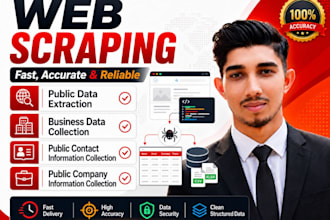 do scrape public website data into excel CSV or json