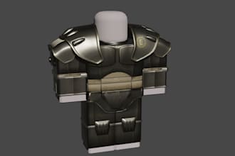 design custom 3d models and textures for roblox