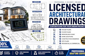 design architectural plans, house plans, floor plans and remodeling drawings