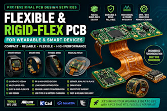 design flexible and rigid flex wearable pcb for smart devices