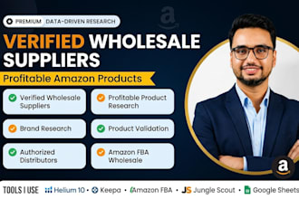 find verified wholesale suppliers and profitable amazon products