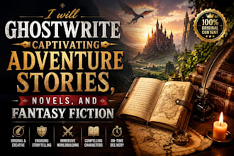 ghostwrite captivating adventure stories novels and fantasy fiction