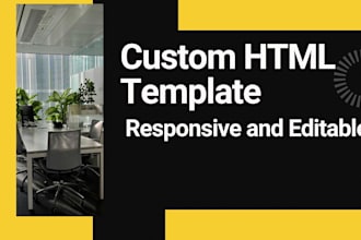 create an HTML email template, a responsive email template