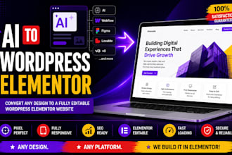 convert ai website, webflow, figma or lovable to wordpress