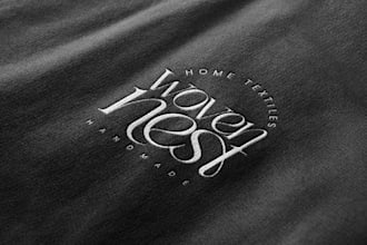 design seamless, textile, monogram, logo modern pattern design