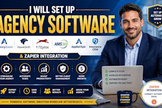agencyzoom hawksoft ezlynx ams360 applied epic insurance CRM  zapierintegration