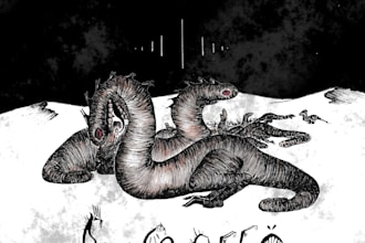 draw custom monster and creature illustrations