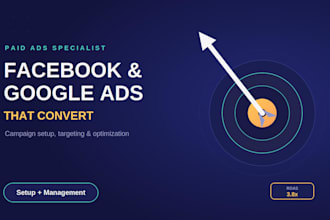 create and manage facebook and google ads campaigns