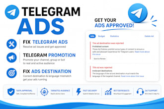 fix telegram ads, telegram promotion, fix ads destination, fix bot telegram ads