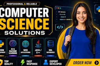 computer science assigned, report writing, java, cpp, python programming