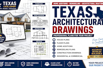 prepare texas home addition, remodel, house plans and architectural drawings