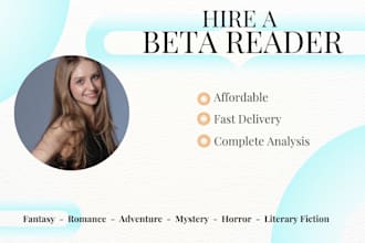 be a beta reader for your book and leave a honest review