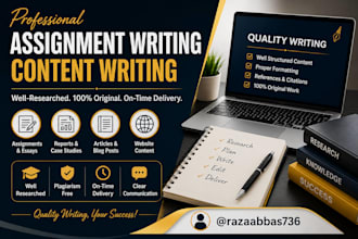write professional assignments and essays