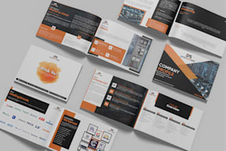 design a professional company profile