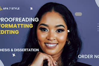 format your dissertation, thesis, or paper to apa 7 standards