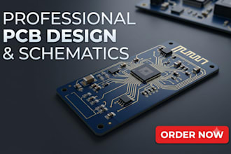 design pcb layout, circuit schematic and custom pcb design