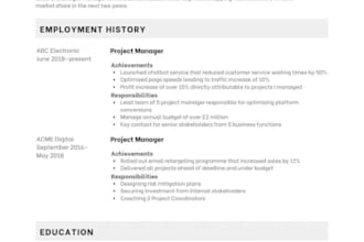 edit your CV in the tone of your industry and correct errors