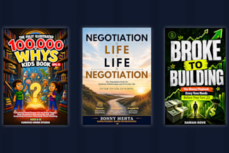 design a professional amazon KDP ebook cover
