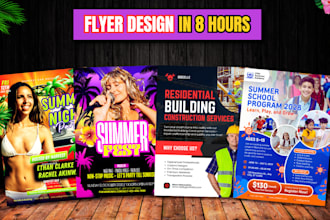 create professional custom flyer design