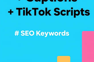 write viral instagram captions and tiktok scripts