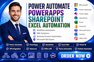 build power automate powerapps sharepoint excel automation and rpa for you