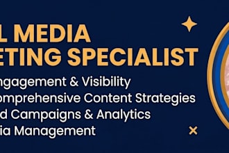 manage your social media pages and create engaging content