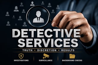 help investigate and locate missing persons professionally