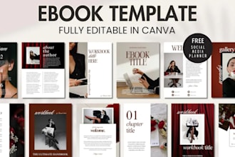 canva ebook, workbook design,magazine, booklet, worksheet design, flyer design