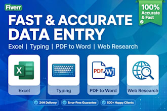 do fast copy typing, word formatting and PDF to word conversion