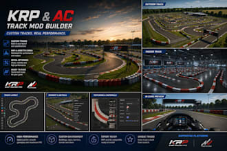 build your assetto corsa track, ac drift circuit and karting circuit