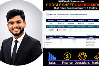 create custom agency management dashboard in google sheets