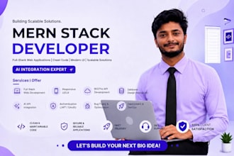 build a mern web app with a rest API and ai integration