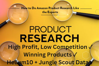 do amazon product research using helium10 expert for fba