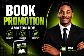 promote your amazon KDP book for more visibility and readers