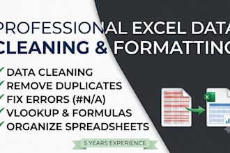 clean, format, merge, and organize your microsoft excel data